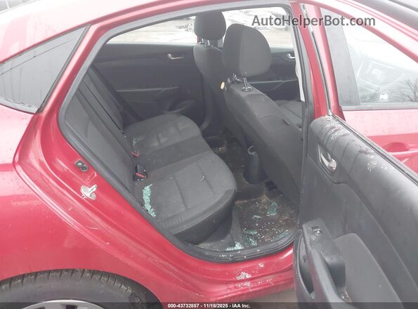 3KPC24A6XLE098516 2020 HYUNDAI ACCENT Red VIN კოდის სტიკერის ხედი