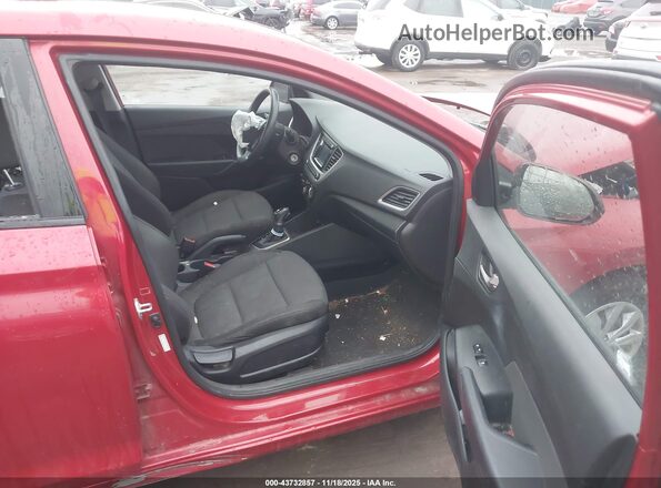 3KPC24A6XLE098516 2020 HYUNDAI ACCENT Red წინა სალონის ხედი
