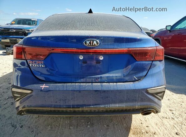 3KPF24AD3LE140746 2020 KIA FORTE Blue უკანა ხედი