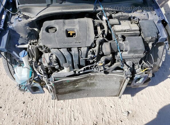 3KPF24AD3LE140746 2020 KIA FORTE Blue უკანა სალონის ხედი