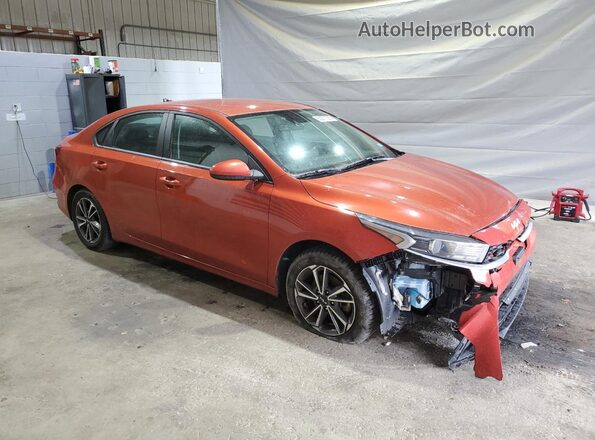 3KPF24AD3NE494429 2022 KIA FORTE Оранжевый Передняя правая четверть