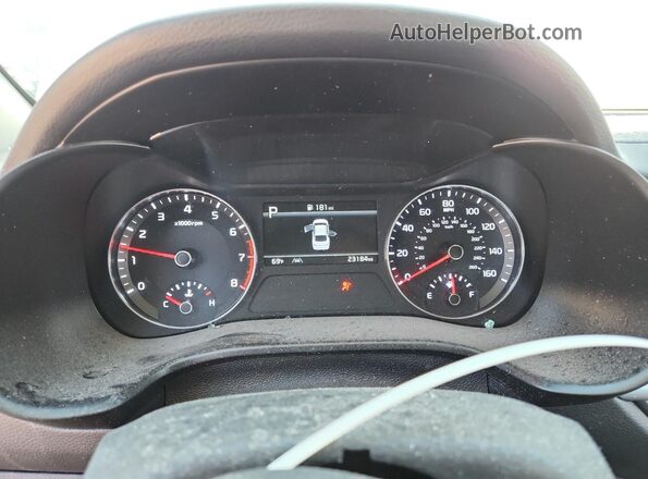 3KPF24AD5NE503888 2022 KIA FORTE Белый Вид щитка приборов