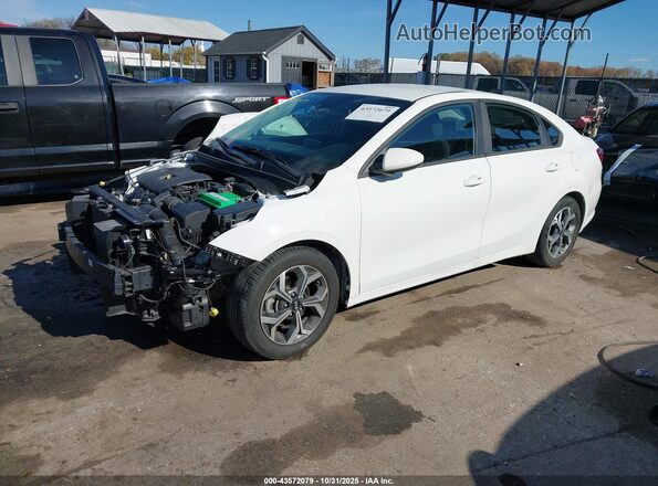 3KPF24AD6LE205976 2020 KIA FORTE Белый Передняя левая четверть
