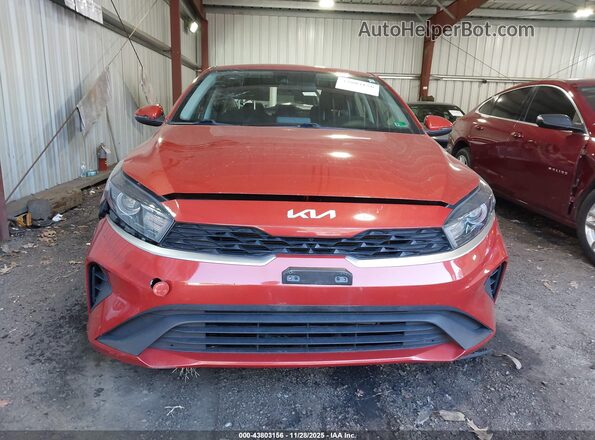 3KPF24AD7NE417353 2022 KIA FORTE Orange Instrument cluster view