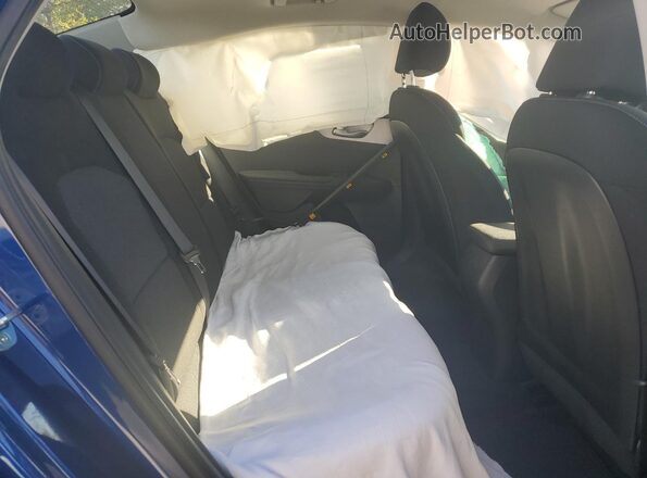 3KPF24AD8NE459062 2022 KIA FORTE Blue Rear seats view