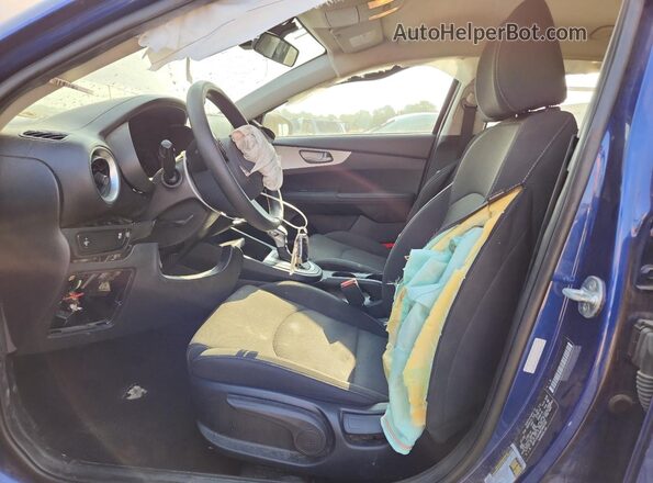 3KPF24ADXNE448208 2022 KIA FORTE Blue Widok wnętrza z przodu