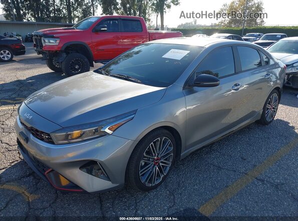 3KPF44AC3NE477485 2022 KIA FORTE Gray Front left
