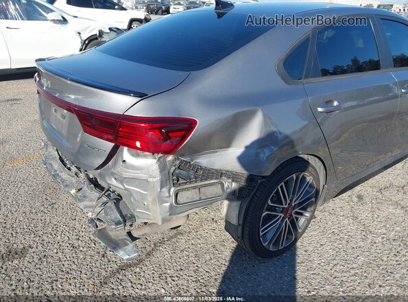 3KPF44AC3NE477485 2022 KIA FORTE Gray Front view