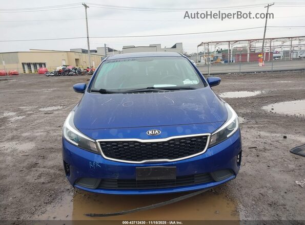 3KPFK4A71HE041635 2017 KIA FORTE Blue ხელსაწყოთა პანელის ხედი