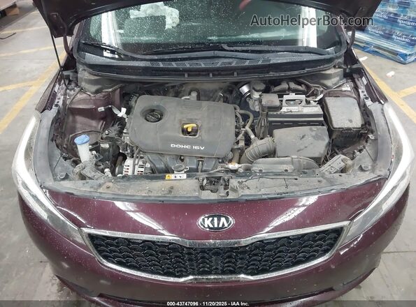 3KPFK4A73JE246184 2018 KIA FORTE Red Հետևի տեսք