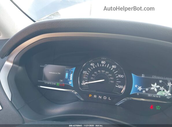 3LN6L2LU1GR628814 2016 LINCOLN MKZ HYBRID Gray უკანა სავარძლების ხედი