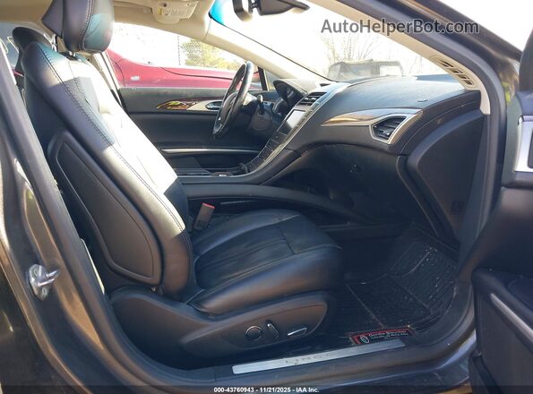 3LN6L2LU1GR628814 2016 LINCOLN MKZ HYBRID Gray წინა სალონის ხედი