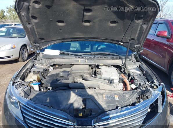 3LN6L2LU1GR628814 2016 LINCOLN MKZ HYBRID Gray უკანა ხედი