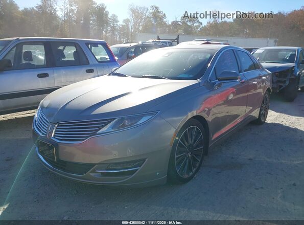 3LN6L2LU4GR620223 2016 LINCOLN MKZ HYBRID Gray Front left