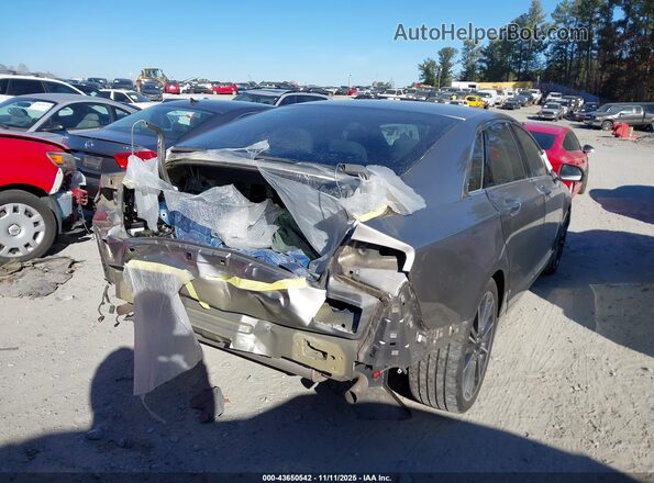 3LN6L2LU4GR620223 2016 LINCOLN MKZ HYBRID Gray Rear right