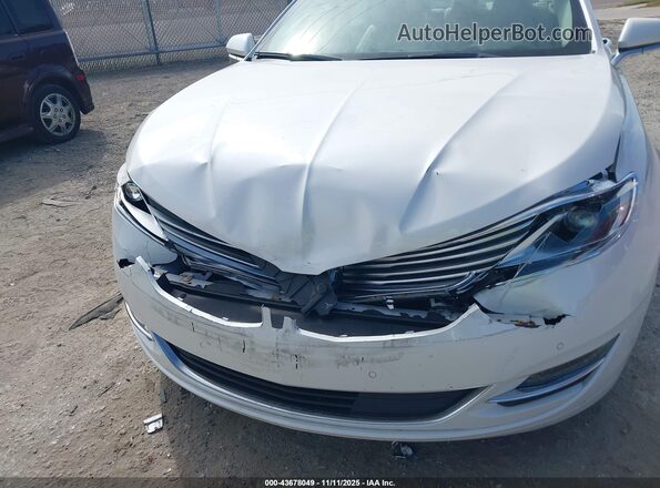 3LN6L2LU7GR632012 2016 LINCOLN MKZ HYBRID White წინა ხედი