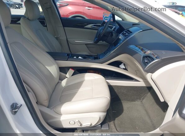 3LN6L2LU7GR632012 2016 LINCOLN MKZ HYBRID White წინა სალონის ხედი