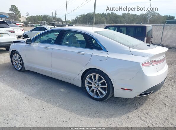 3LN6L2LU7GR632012 2016 LINCOLN MKZ HYBRID White უკანა მარცხენა