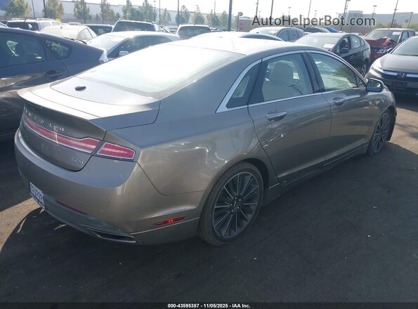 3LN6L2LU9GR632545 2016 LINCOLN MKZ HYBRID Champagne Tył prawy