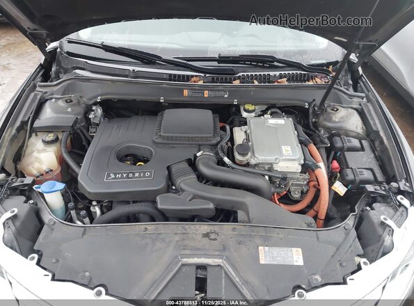 3LN6L2LUXGR623577 2016 LINCOLN MKZ HYBRID Серый Вид сзади