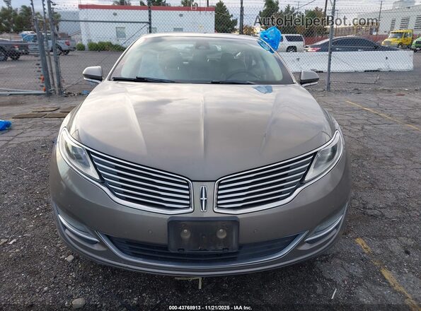 3LN6L2LUXGR626110 2016 LINCOLN MKZ HYBRID Champagne ხელსაწყოთა პანელის ხედი