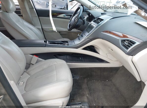 3LN6L2LUXGR626110 2016 LINCOLN MKZ HYBRID Champagne წინა სალონის ხედი