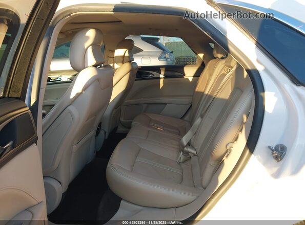 3LN6L5LU2JR608855 2018 LINCOLN MKZ HYBRID White VIN sticker view