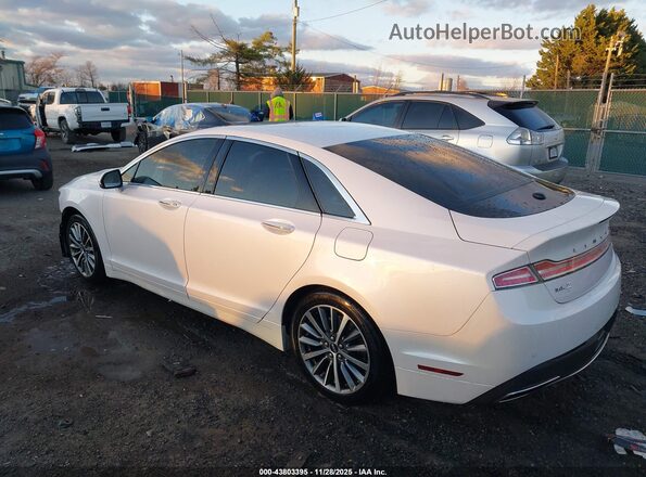 3LN6L5LU2JR608855 2018 LINCOLN MKZ HYBRID White Rear left