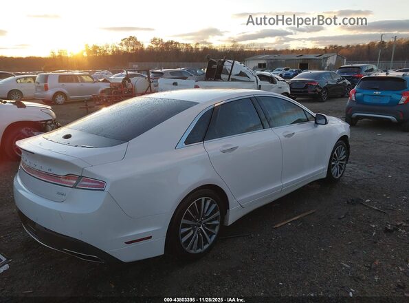 3LN6L5LU2JR608855 2018 LINCOLN MKZ HYBRID White Rear right