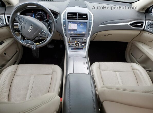 3LN6L5LU5LR617424 2020 LINCOLN MKZ White Vista del salpicadero