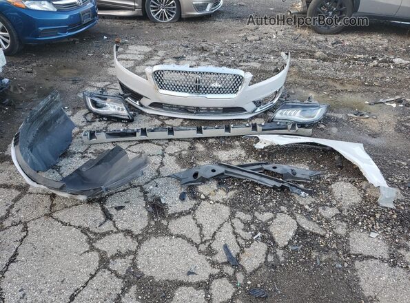 3LN6L5LU5LR617424 2020 LINCOLN MKZ White Vista de la etiqueta del VIN