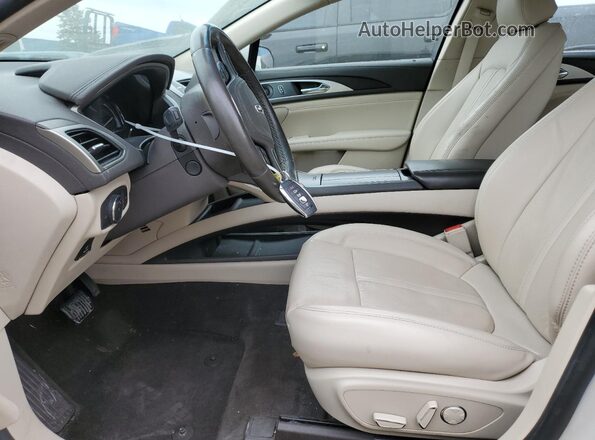 3LN6L5LU5LR617424 2020 LINCOLN MKZ White Vista interior delantera