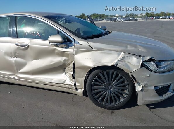 3LN6L5MU3HR650511 2017 LINCOLN MKZ HYBRID Gold Front view