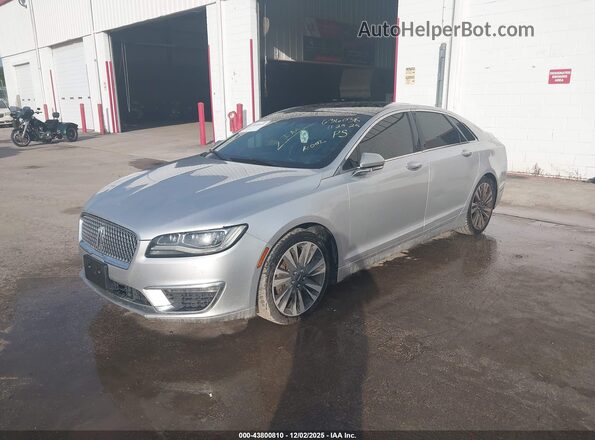 3LN6L5MUXHR636038 2017 LINCOLN MKZ HYBRID Silver Առջևի ձախ երեք քառորդ տեսարան
