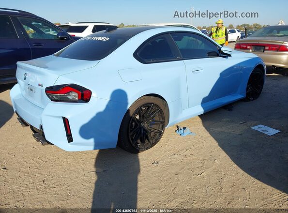 3MF13DM00R8E13288 2024 BMW M2 Light Blue Rear right