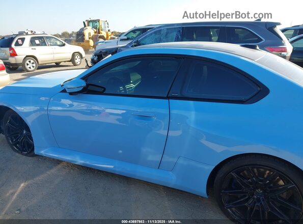 3MF13DM00R8E13288 2024 BMW M2 Light Blue 360 interior view