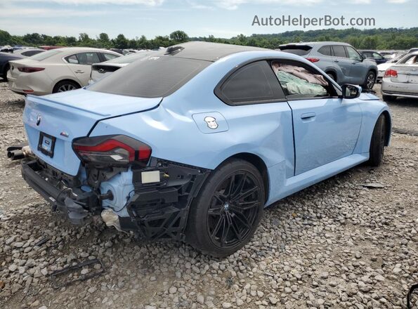 3MF13DM03P8D32489 2023 BMW M2 Blue Հետևի աջ