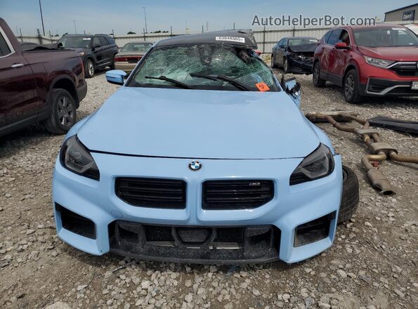 3MF13DM03P8D32489 2023 BMW M2 Blue Դիմացի տեսք