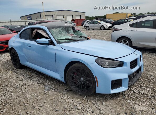 3MF13DM03P8D32489 2023 BMW M2 Blue Առջևի աջ