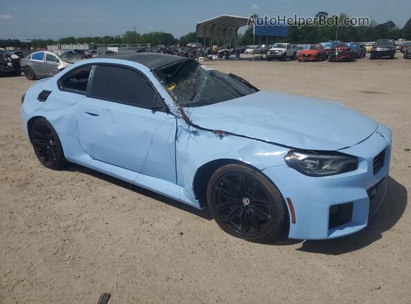 3MF13DM07P8C94085 2023 BMW M2 Blue Delantero derecho
