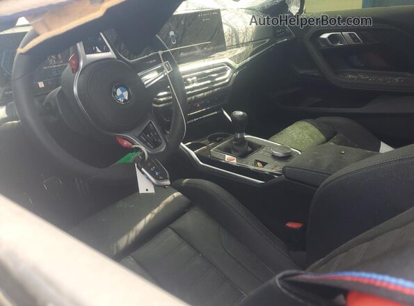 3MF13DM07P8C94085 2023 BMW M2 Blue Vista interior delantera