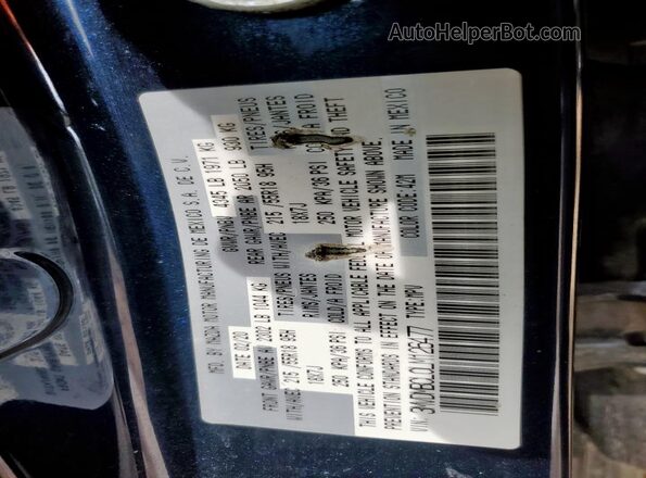3MVDMBCL0LM126477 2020 MAZDA CX-30 Blue VIN კოდის სტიკერის ხედი