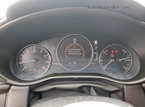 3MVDMBCL0LM126477 2020 MAZDA CX-30 Blue ხელსაწყოთა პანელის ხედი