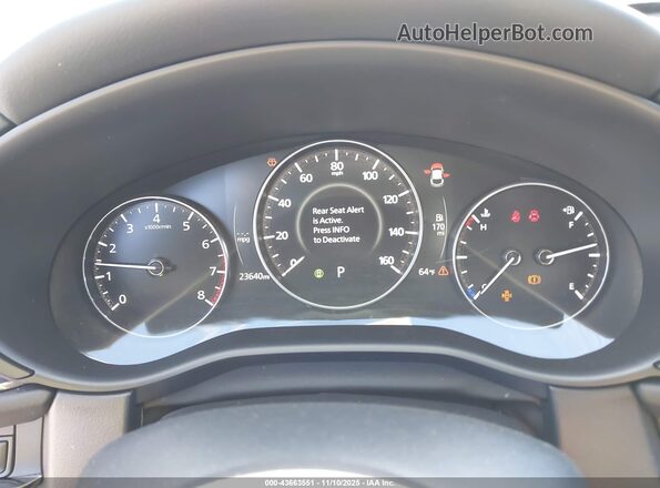 3MVDMBCM3SM758946 2025 MAZDA CX-30 Black Հետևի նստատեղերի տեսք