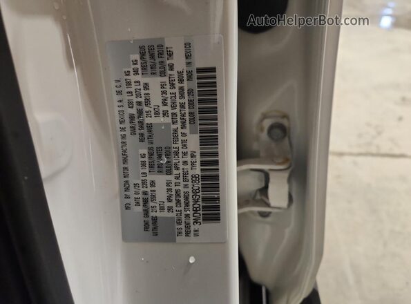 3MVDMBCM4SM801898 2025 MAZDA CX-30 White Widok komory silnika