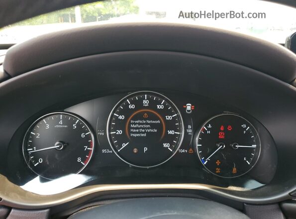 3MVDMBCMXSM830371 2025 MAZDA CX-30 Gray Սարքավորումների վահանակի տեսք