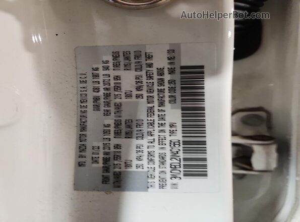 3MVDMBDL2NM401560 2022 MAZDA CX-30 Белый Вид наклейки с VIN-кодом