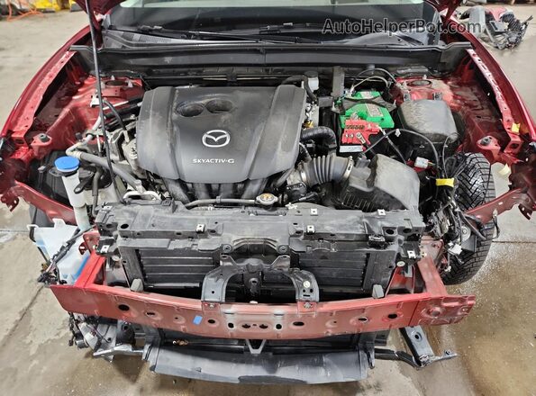 3MVDMBDM7MM213933 2021 MAZDA CX-30 Red Vista del compartimento del motor