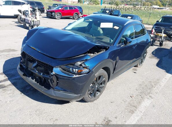 3MVDMBDY0NM443334 2022 MAZDA CX-30 Blue Przód lewy