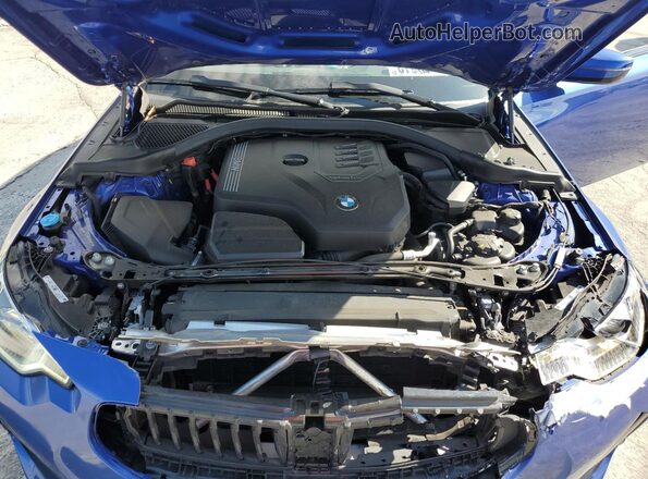 3MW23CM00P8D01859 2023 BMW 2 SERIES Blue უკანა სალონის ხედი